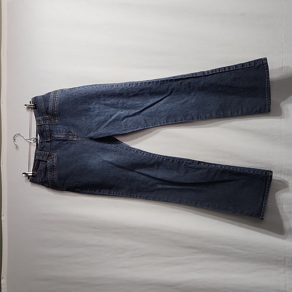 Denim Trousers with Decorative Pockets - Picture 1 of 5